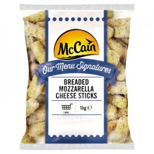 Sūrio Mozzarela lazdelės džiūvėsėliuose McCain, šaldytos, 1 kg
